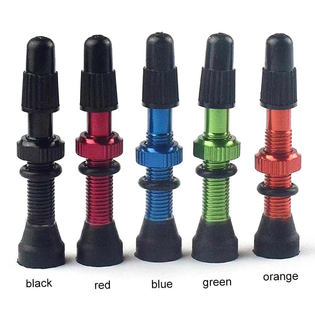 Bike Tire Valve Stems 2Pcs 48/60/78Mm Road Mountain Bike Tyre Aluminum
