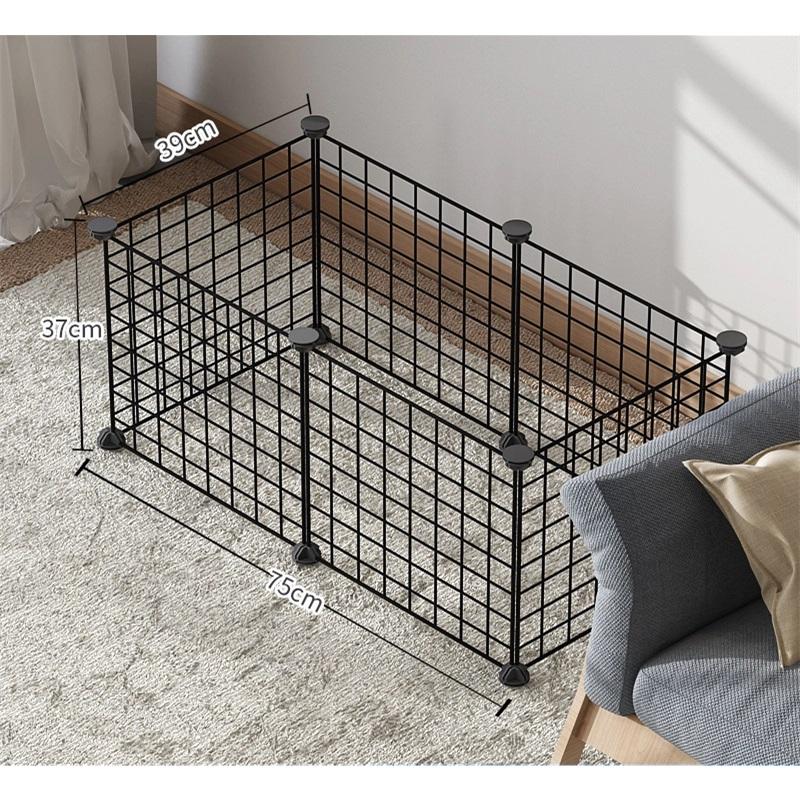 DIY Pet Fence And Crate Durable Pet Panel Dog Gate Pet Net Door For Dogs Outdoor Indoor Portable Pet Enclosure Safety Barrier Pet Playpen