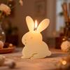 DIY Easter Cute Bunny Figurine Resin Mold Candle Aromatherapy Plaster Silicone Mold Desktop Storage