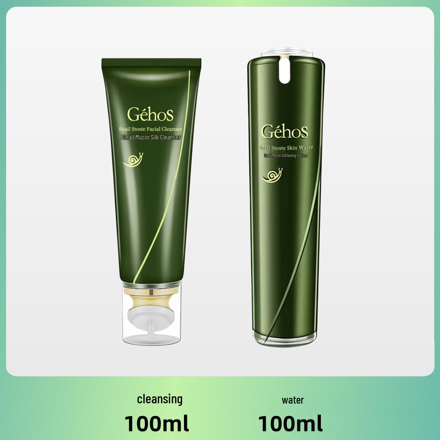 Ji Cunxi Women s Snail Essence Skincare Set: Hydrating, Soothing, Moisturizing Toner & Lotion