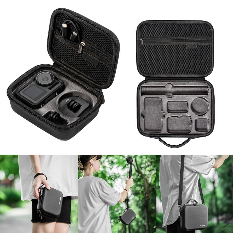 Mini Storage Bag for DJI Action 4 Carrying Case Handbag Protective Box for DJI Osmo Action 4 Camera Accessories