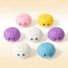 1/3/5Pcs Bubble Blowing Cartoon Dumpling Toy Stress Relief Steamed Bun Squeeze Toy Soft Stretchy Bubble Dough Ball Fidget Toy