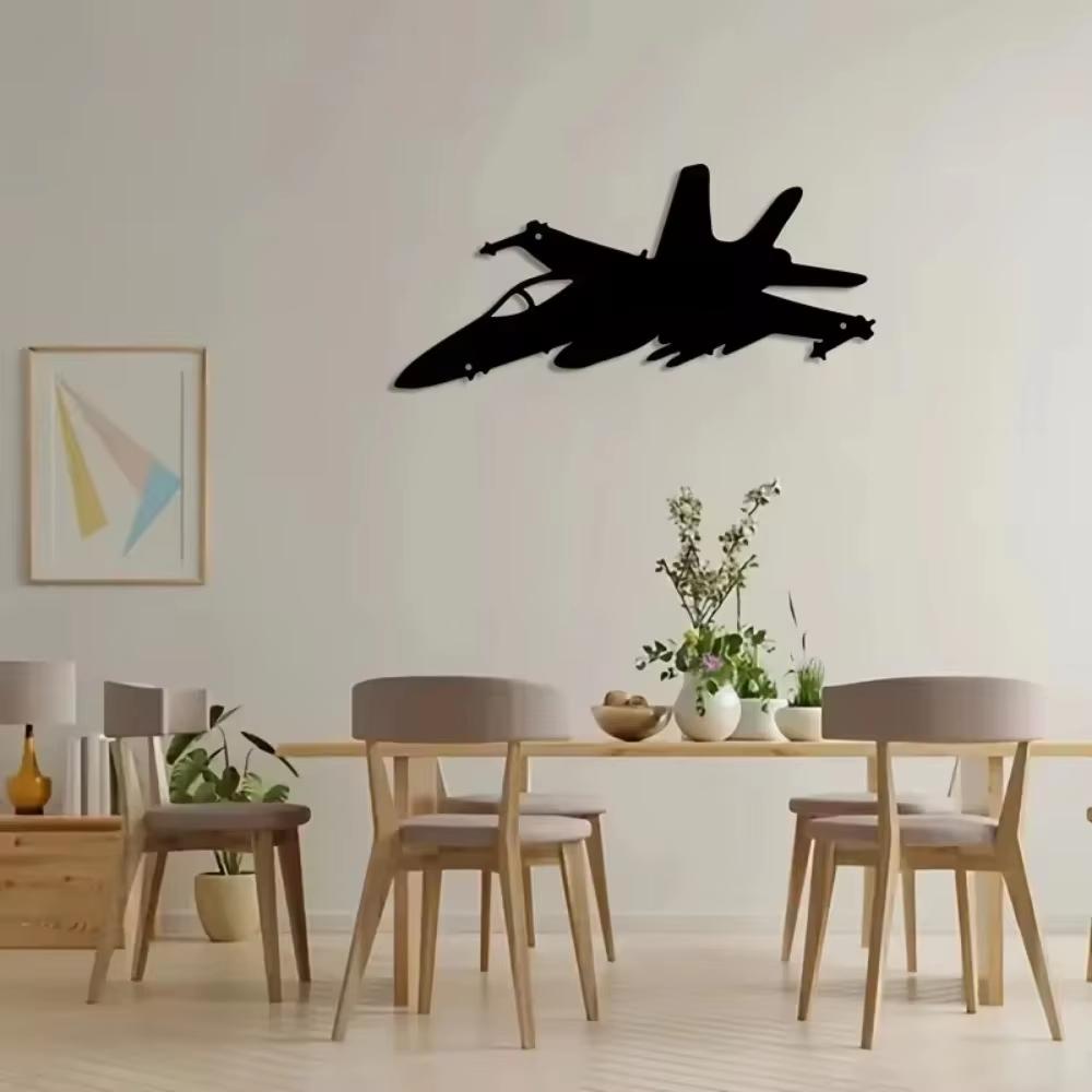 Stunning 1pc Aesthetic Wall Decoration! Retro Metal Hanging Ornament. Jet Fighter Wall Art. Metal Wall Sign. Coffee Sign. Art.