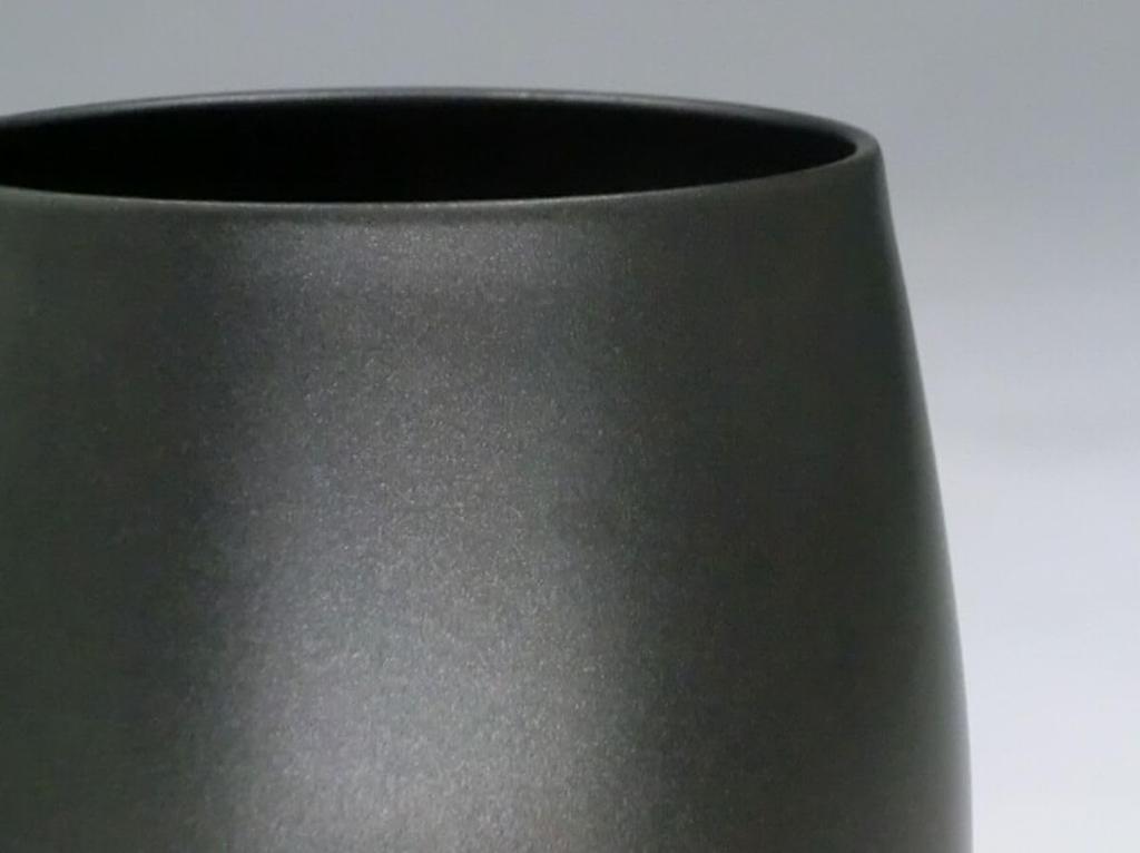 Cup Mouth Stainless Steel Vacuum Double Layer Cup Black 250ml J-kitchens Ceramic-like