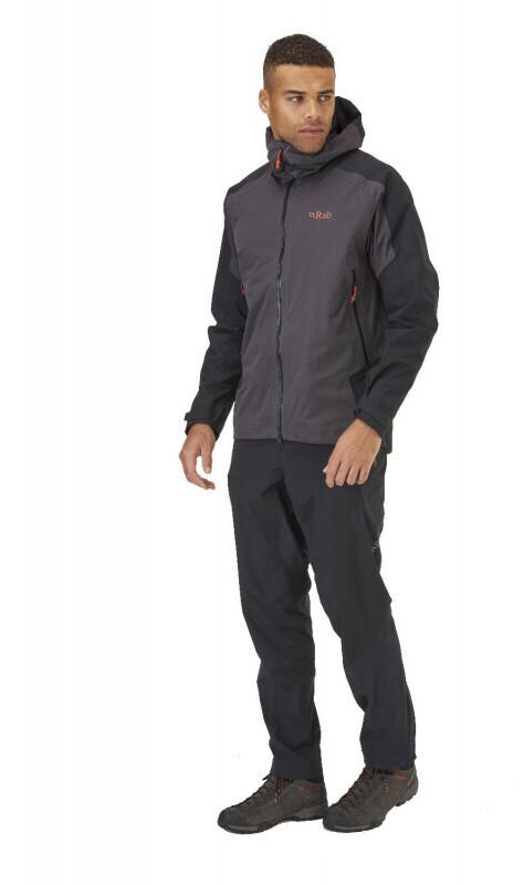 Куртка Rab Men's Kinetic Alpine 2.0 Waterproof Jacket (QWG-69) антрацит