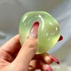 Sakura Pink Coconut Oil Squishy Ball Handmade Clear Maltose Squishy Stress Relief Toy Home Decor Soft Simulated Transparent Ball