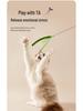 Foxtail Grass Cat Teaser Wand: Durable Long Rod Toy for Self-Play and Boredom Relief