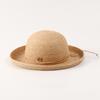 Raffia hat high-end ultra-fine Lafite straw hat hand-woven fashion crimped sun hat casual sun hat