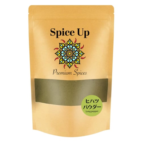 

100% Long Pepper Powder (100g) Spice Up Long Pepper (Indian Long Pepper) Selected in Japan, Packed in a Ziploc Bag, No Additives