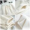 European Cotton Lint Sweatpants Women's Autumn and Winter Velvet and Thin Tied Feet Small Men's New Velvet Pants Casual Sweatpants