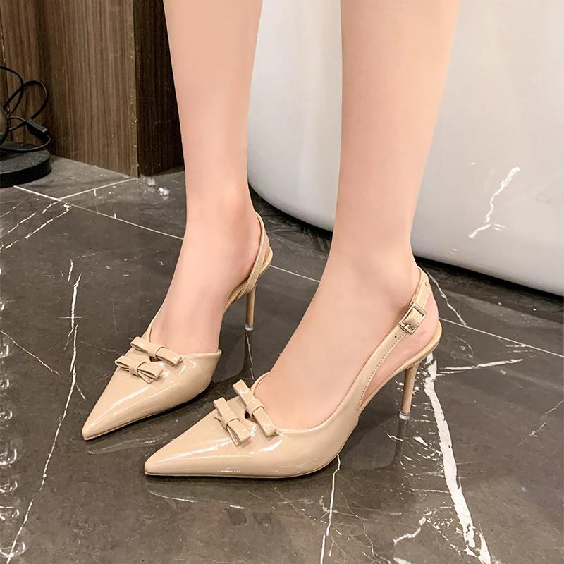 Fashion Women's High Heels Casual Slingback Pointed Sandals  Sexy 2025 Designer High Heels Summer Party Luxury