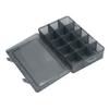 Teilebox PP 15 Fächer Transparent Klassifizierungs-Aufbewahrungsbox mit herausnehmbaren Trennwänden für Ringe Perlen