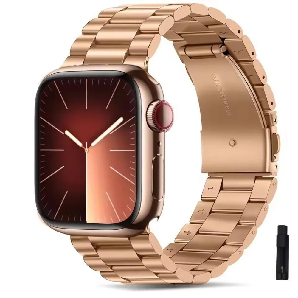 NEW Metal Strap for Apple Watch Ultra 49mm 9 8 7 45mm 41mm Stainless Steel Bracelet for IWatch 6 5 SE 3 44mm 42mm 38mm Watch Band