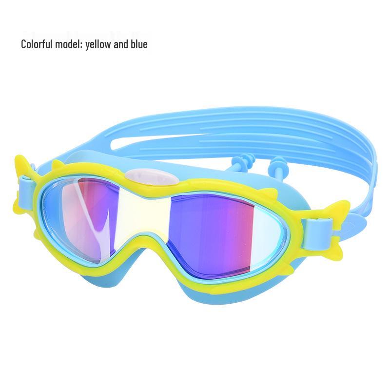 Children's Waterproof & Fog-Proof Large Frame Swimming Goggles - HD Clarity Swimming Glasses