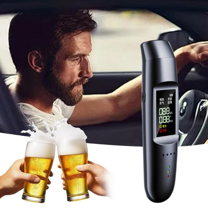 Compact Alcoholic Tester Featuring Fast Non Contact Detection USB Charging for Easy Alcoholic Testing Portable Breathalyzer