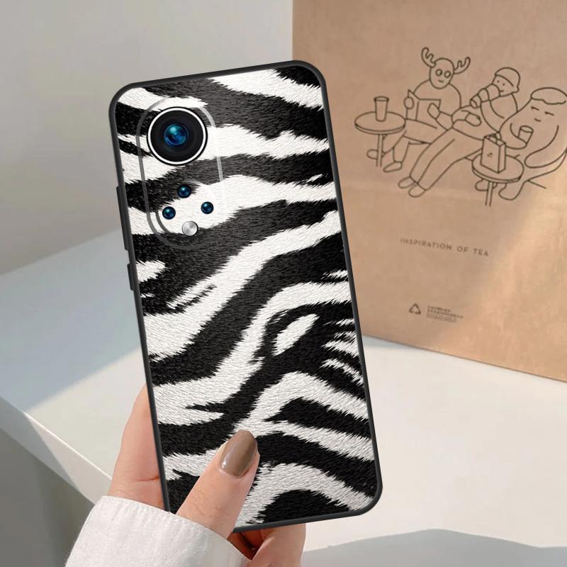 Zebra Skin Print For Honor Magic 8 Pro 5 6 7 Lite Case For Honor Win RT 200 400 50 70 90 X8b X9a X9b X9c X9d