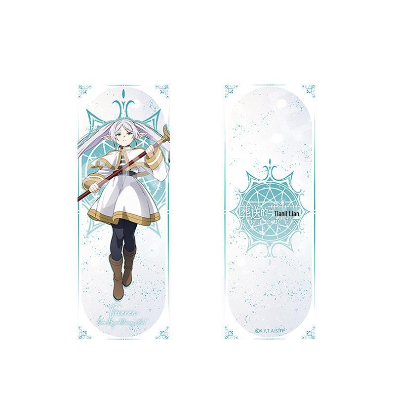 Official Frieren: Beyond Journey s End Anime Laser Bookmarks & Tickets Available 20x7 cm
