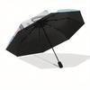 Angel Stitch,Cartoon Character Themed folding umbrella, the best choice for gift giving, 8 ribs, casual, durable, lightweight and portable t