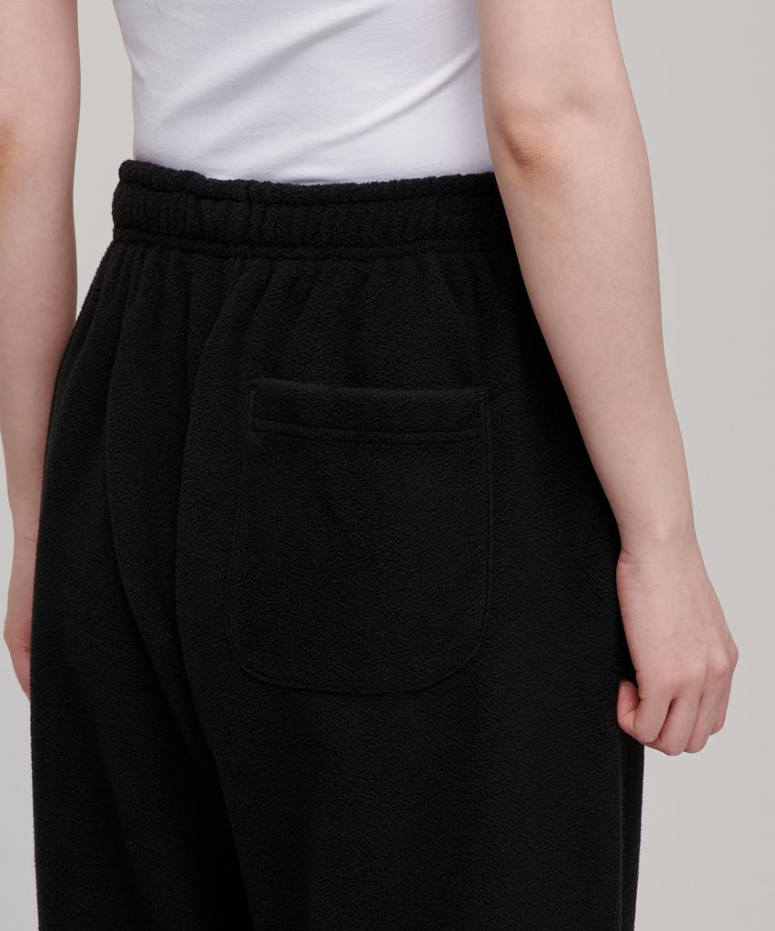 MUSINSA STANDARD WOMAN Women'S Polar Fleece Variable Lounge Sweatpants [Black]