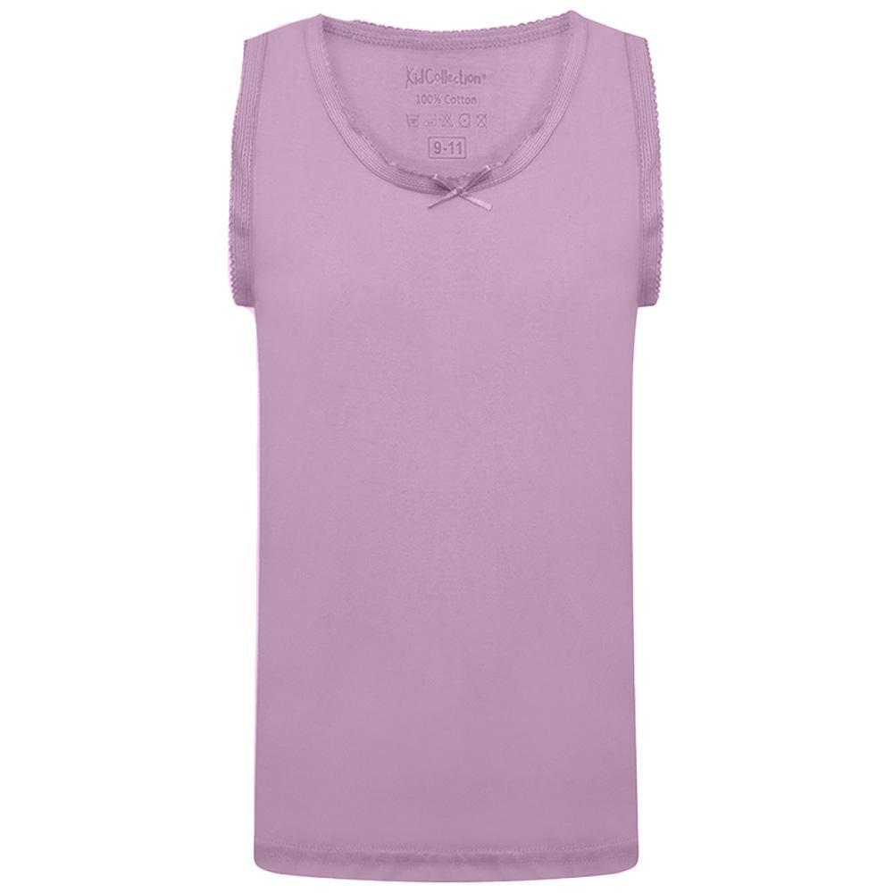 KidCollection Girls Vest Top (Pack of 6)