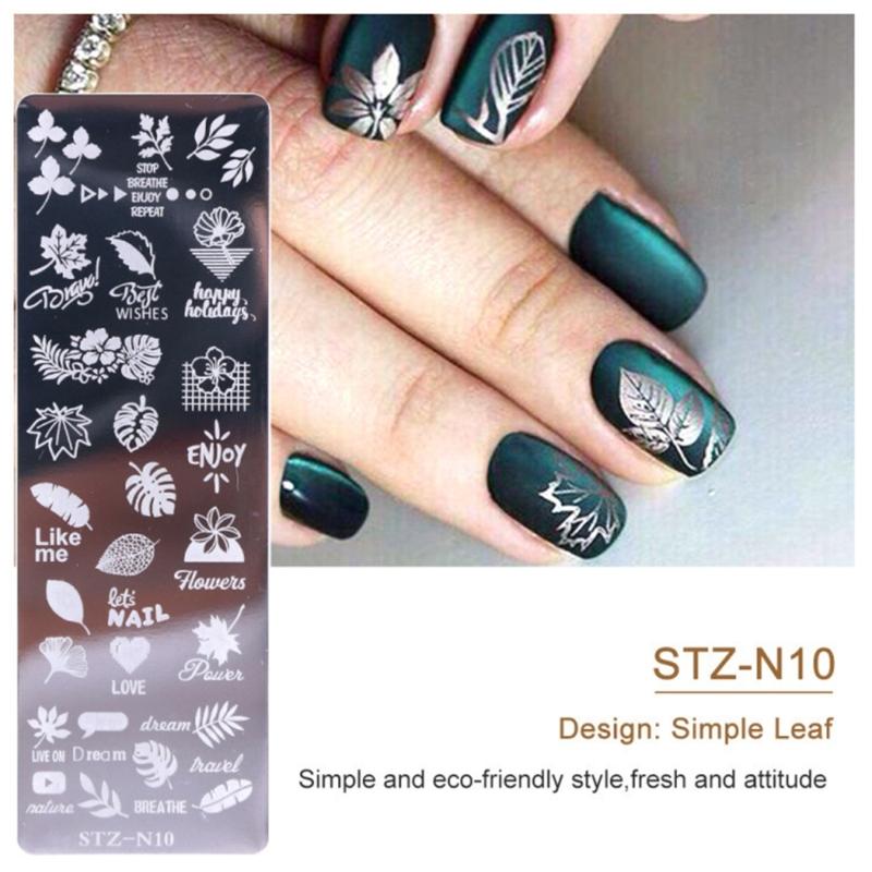 Nail Stamping Plate Animal Flower Nail-Image Stamp Plate Manicure Stencil Tool