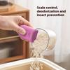 Kitchen Rice Scoop Multifunctional Moisture And Insect Prevention Grains Digging Noodle Scoop With Scale Measuring Scoop