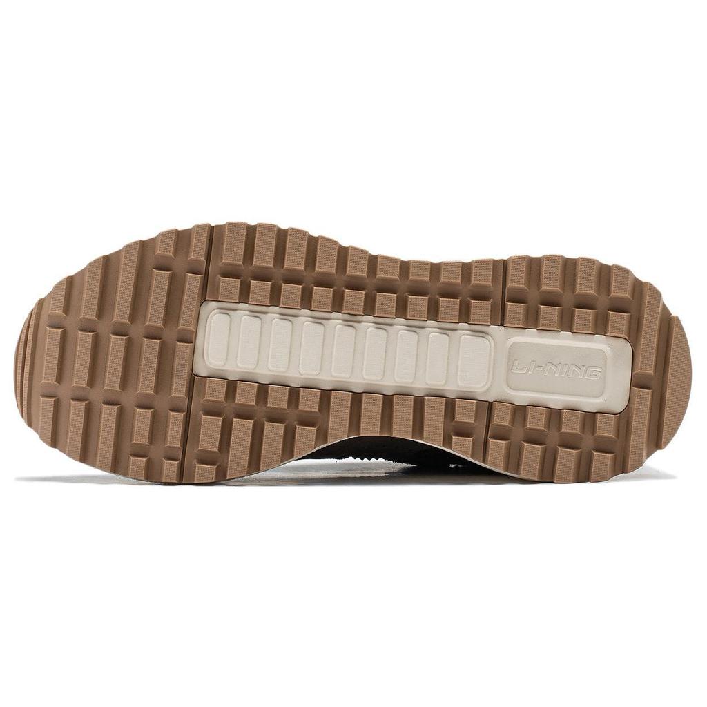 Li Ning Riding The Wind 2.0 Slip Resistant Abrasion Resistant Low Top Casual Shoes Women's Gray Black AGCT308-4