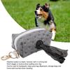 Compact Silhouette Dog Poop Bag Dispenser Clip On Mount Leash Hanging Bag  Daily Dog Walking