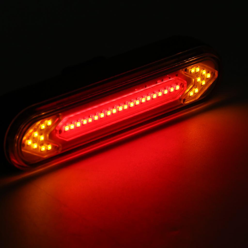 Mountain Bike Turn Signal Tail Light USB Rechargeable Bicycle Remote Control Rear Light