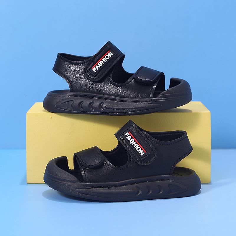 2026 Korean-Style Closed-Toe Sandals for Kids, Age 2-6, Soft Sole, Anti-Kick, Perfect for Summer Beach Activities
