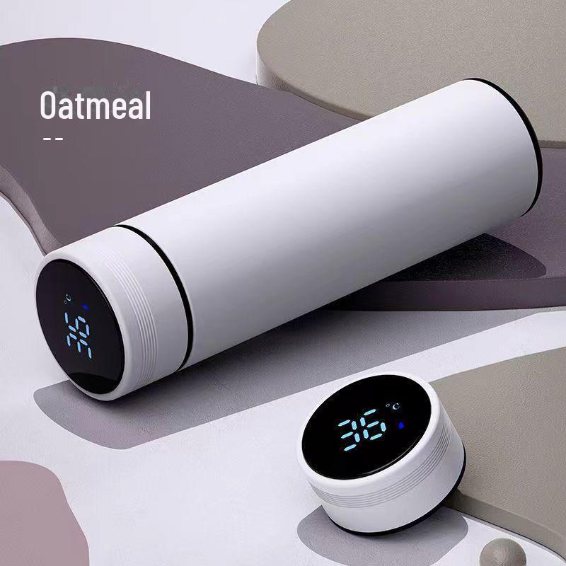 

Портативний розумний термос з дисплеєм температури - велика місткість, модний дизайн для студентів (Чоловіча) 480ml