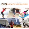 Fitness Resistance Band with Anti-slip Handle Portable Men Women Arm Shoulder Stretch Strength Training Leg Toning Exercise Elastic Strap Tension