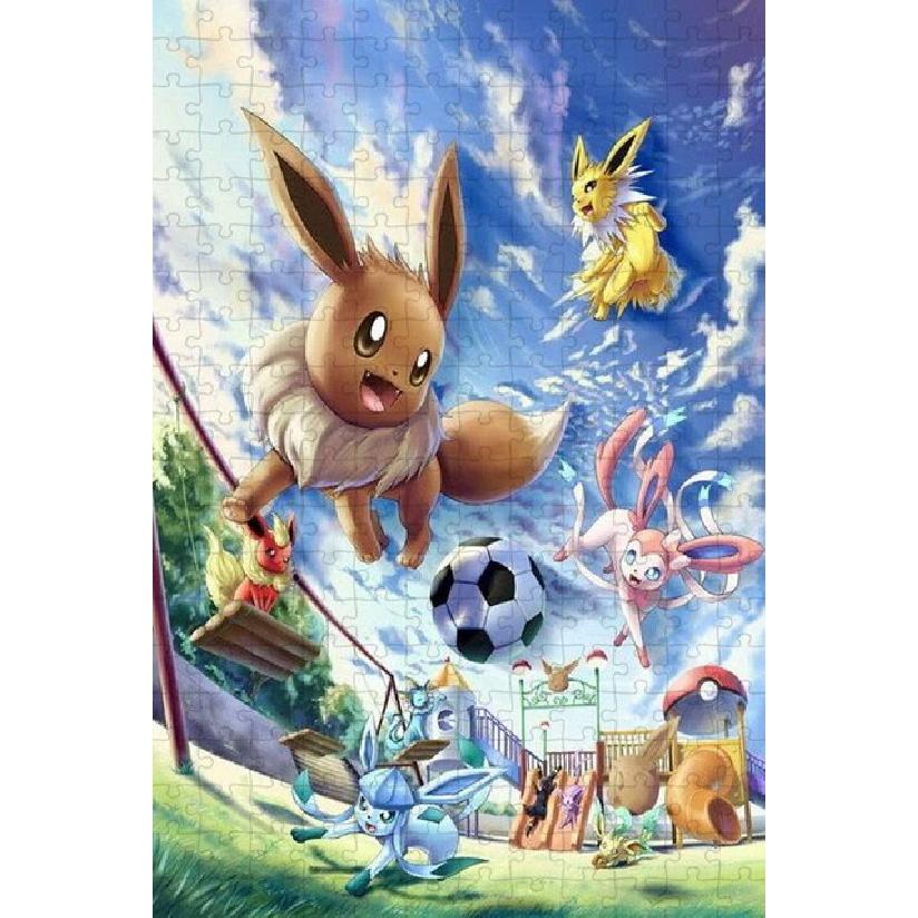 

Pokemon Movie 300/500/1000 Pieces Jigsaw Puzzles Pikachu and Friends Board Game Anime Cartoon Puzzle Kids Toy Learning