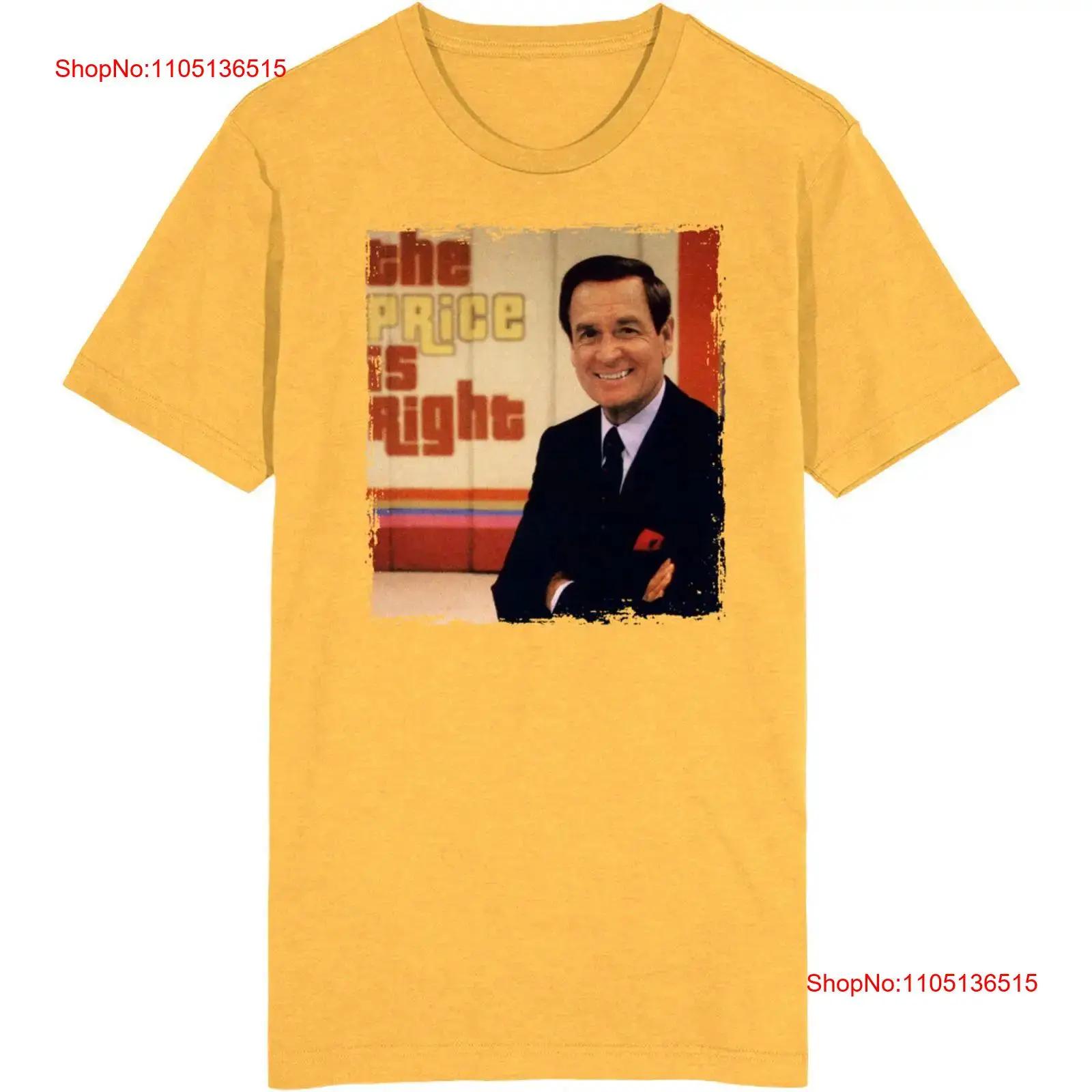 

Bob Barker The Price Is Right T Shirt vintage Washed Versatile homme Soft graphic Comfortable Stylish Unisex Stretched Casual S разноцветный