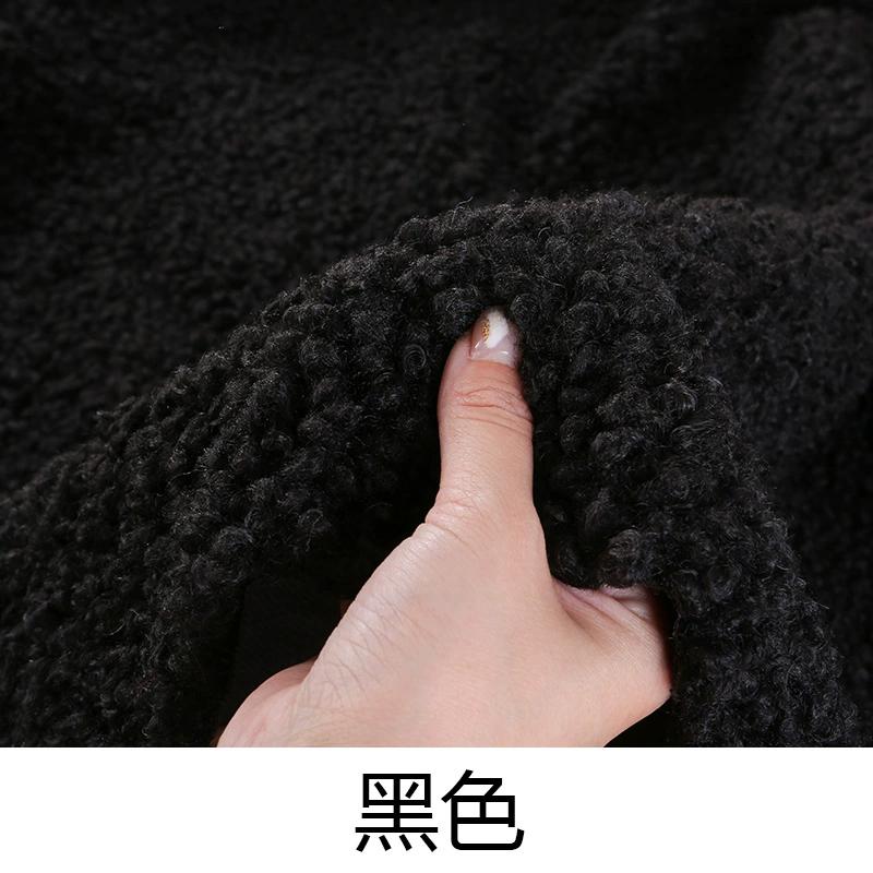 50x50cm Thicken Imitation Middle Sheep Roll Wool Plush Fabric for Cotton Doll Hair Cloth Plush Toy Handmade DIY Clothing Fabric