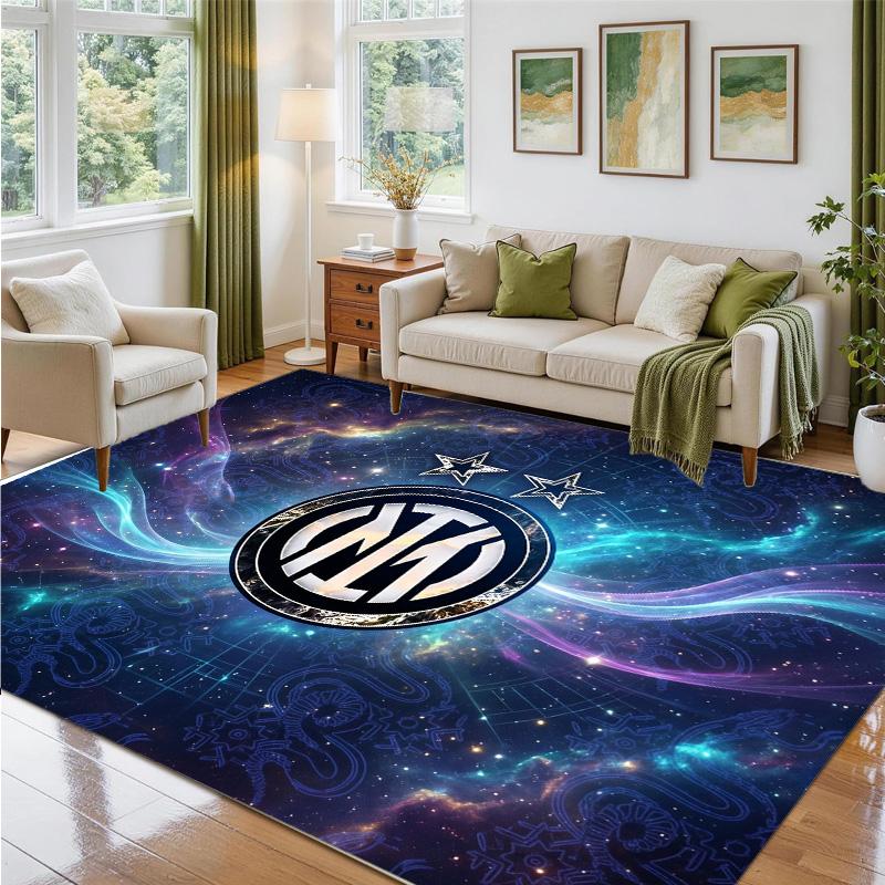 Borussia Dortmund Design Crystal Velvet Rug Soft Decorative Mat for Bedroom Entrance