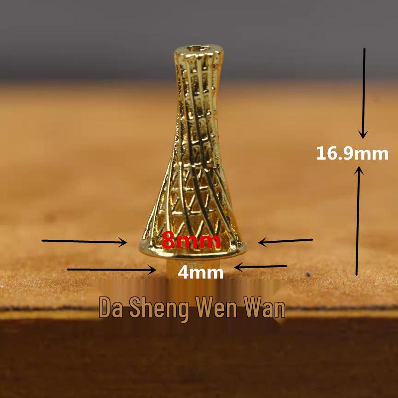 108-Bead Red Sandalwood & Passion Fruit Seed Silver Vajra Stupa Buddha Head Accessory