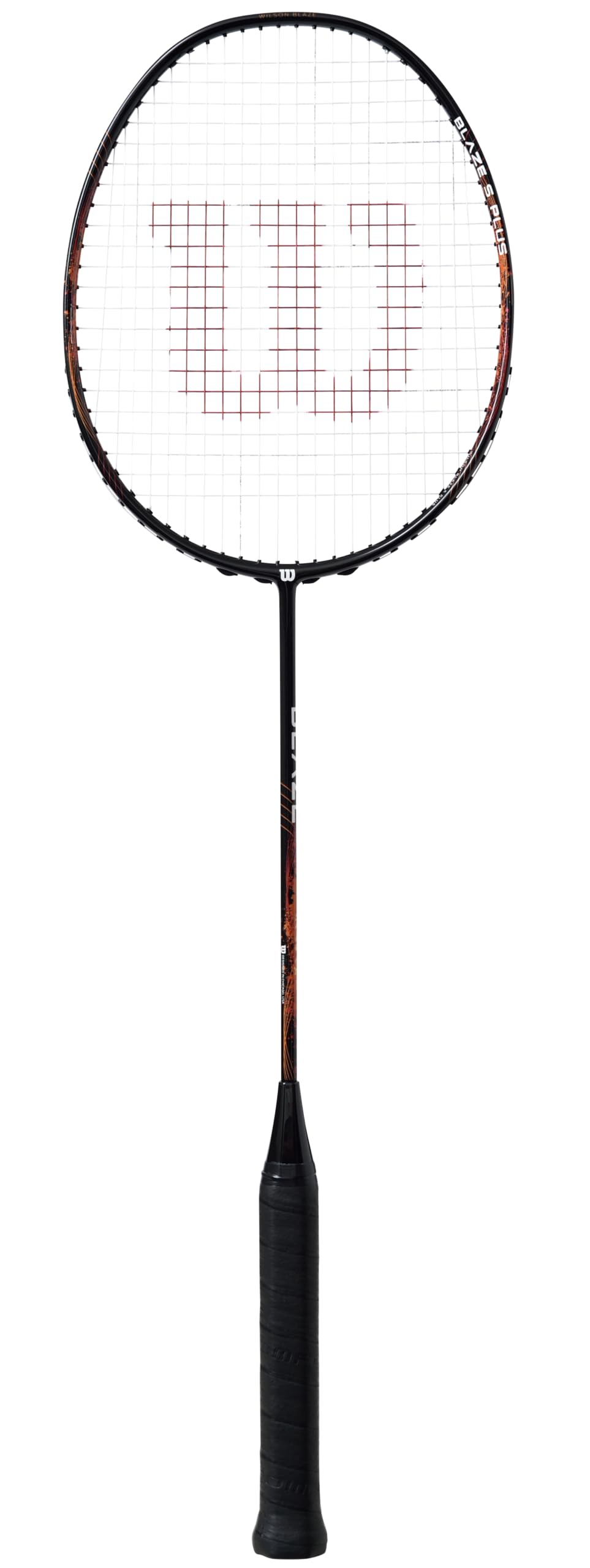 

Ракетка для бадминтона Wilson BLAZE S PLUS Grip Size 5, черная x оранжевая WR120721S2 [Только рамка]