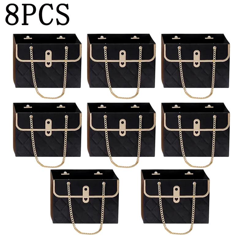 Flower Box Rose Packaging Box Portable Valentine's Day Birthday Party Gifts Wrapping Paper Bag Gift Box Candy Cake Flower Shop