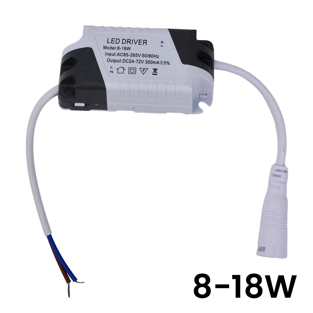 LED Driver Constant Current AC 85-265V 1-3W 4-7W 8-12W 12-18W 18-25W Connector Power Supply  Adapter Transformer for Panel Light