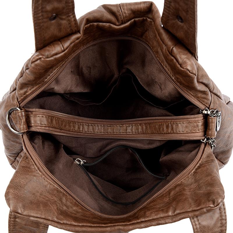 Women's Bag Large Capacity Mother Bag Soft Leather Handbag Shoulder Bag