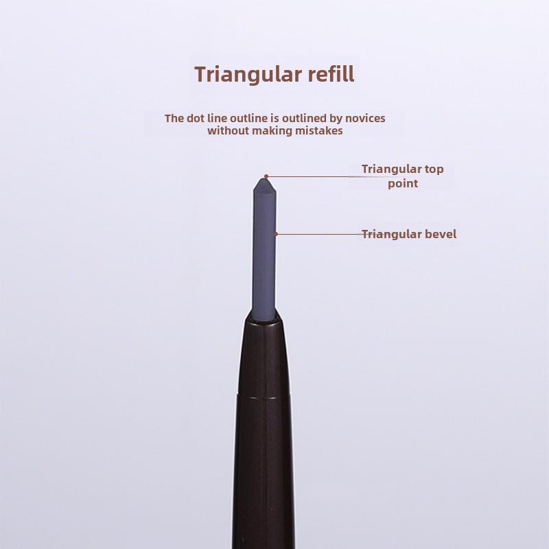 Maioli Dual-Head Rotating Eyebrow Pencil: Waterproof, Sweat-Proof, Long-Lasting, Non-Smudge.
