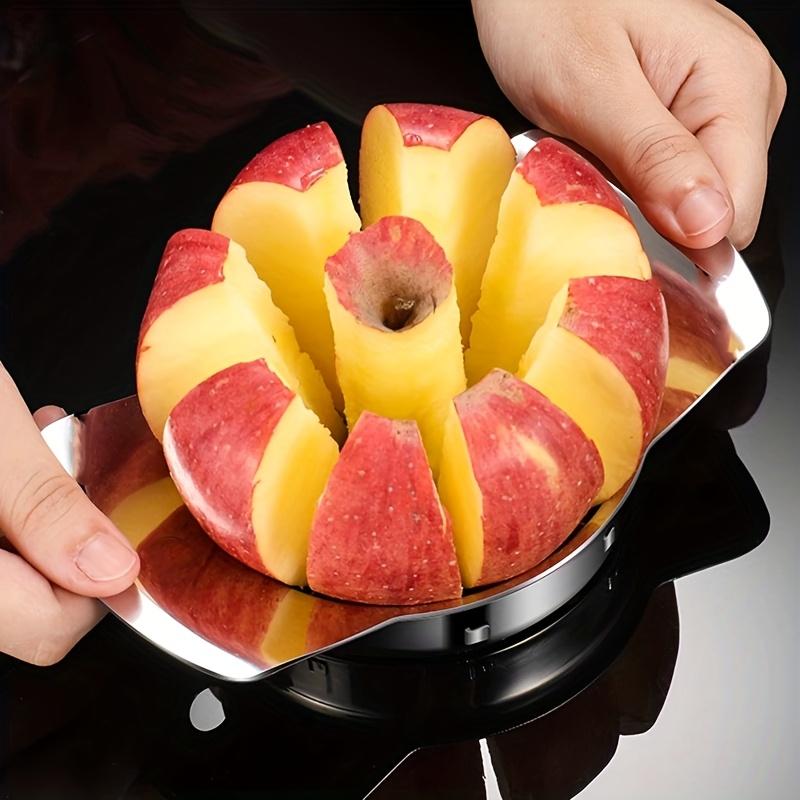 1 Stück Edelstahl Schäler- und Schneideset für Äpfel, Orangen und mehr - Einfach zu bedienendes Küchengerät, Obstschneidewerkzeug