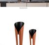 Contemporary Abstract Leather Torch Flower Vase Ornament for Home Decor