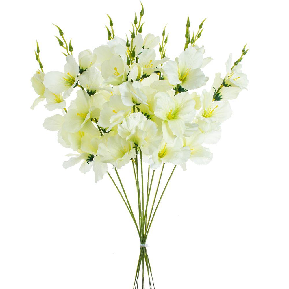 

Artificial butterfly orchid Wedding Flowers Bedroom Home Room Yard Table Decor Accessories Diy gift Bridal Bouquet Background 4 pcs
