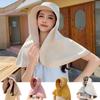 Summer Women's Sun Protection Hat Large Brim UV Protection Face Covering Neck Guard Hat Adjustable