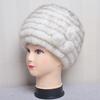 Russian Mink Fur Winter Fur Hat For Women Luxury Women's Real Mink Fur Knit Cap Headgear Winter Warm Brand Beanies Bomber Hat