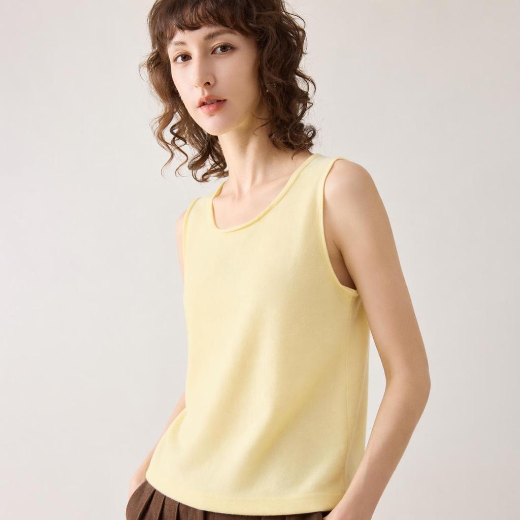 Versatile Round Neck Fine Wool Long Sleeve Base Layer Top