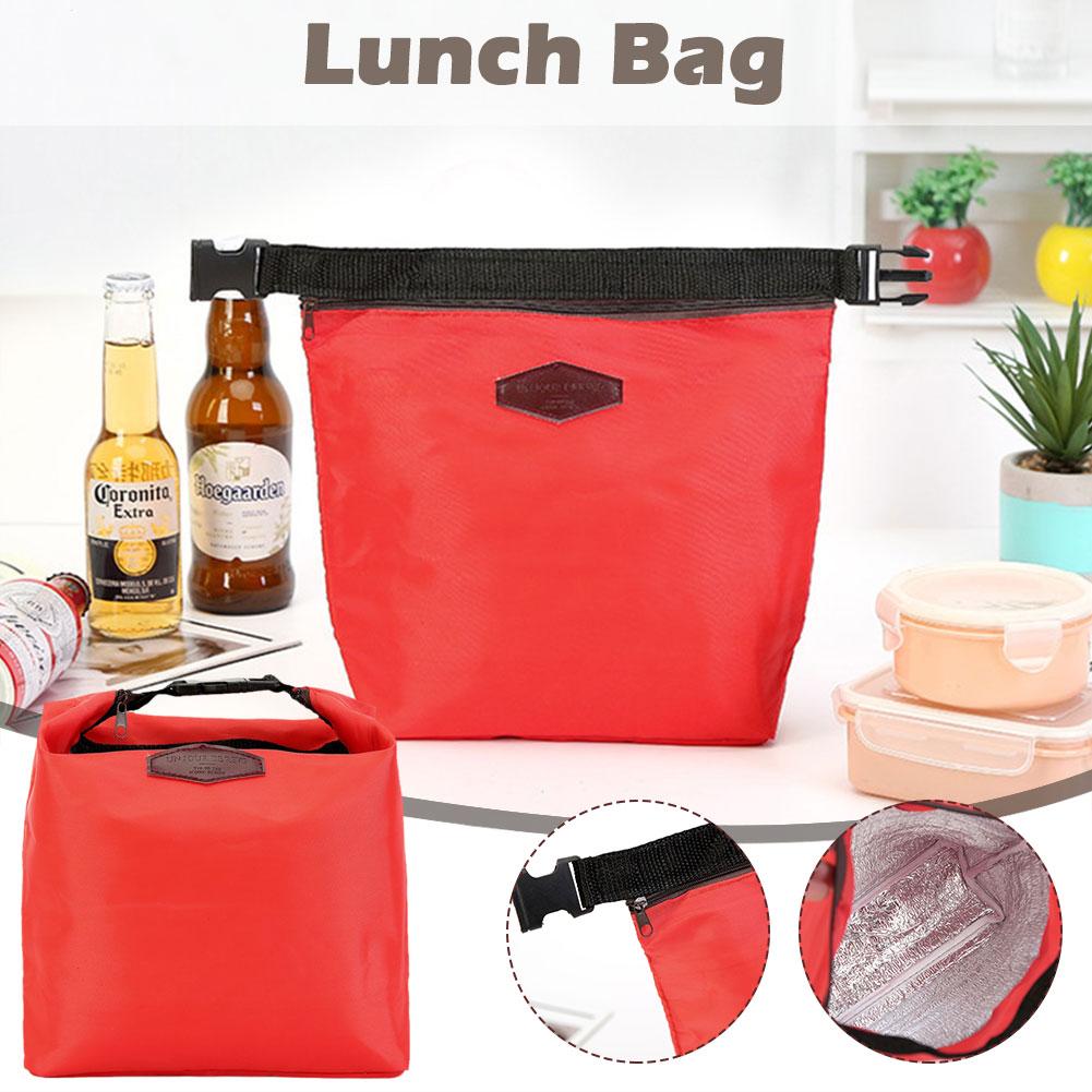 Fashion Portable Thermal Insulated Lunch Bag Cooler For Women Insulation Tote Lunchbox Picnic B L7E5