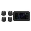 Solar Power Tire Pressure Monitoring System Display Sound Warning TPMS with 4 Sensors